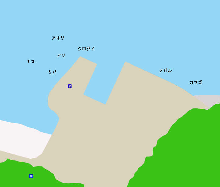 本瀬港ポイント図