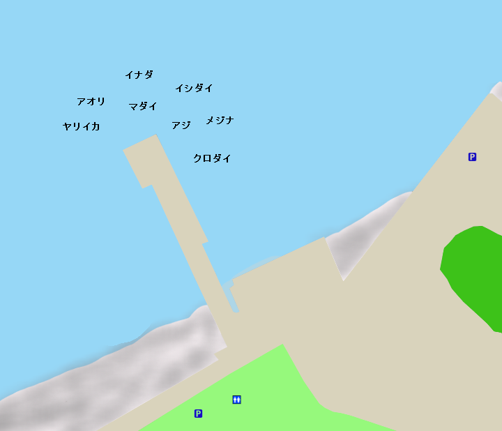 井田港の釣り情報 魚速報