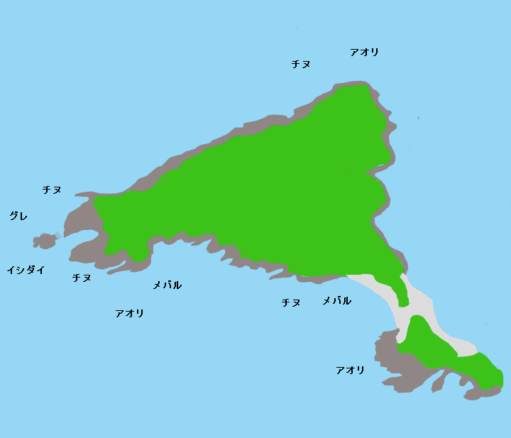 十九島ポイント図