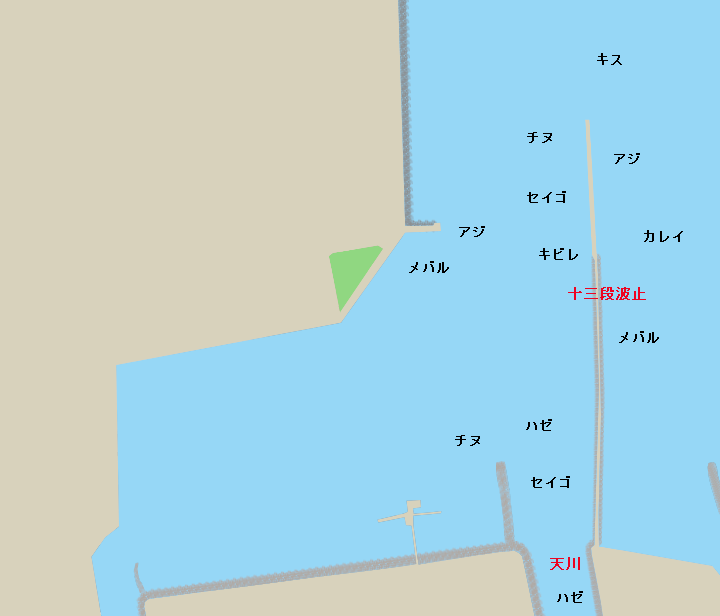 曽根港ポイント図