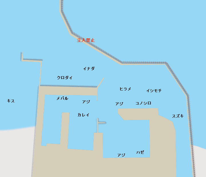 波崎新港ポイント図
