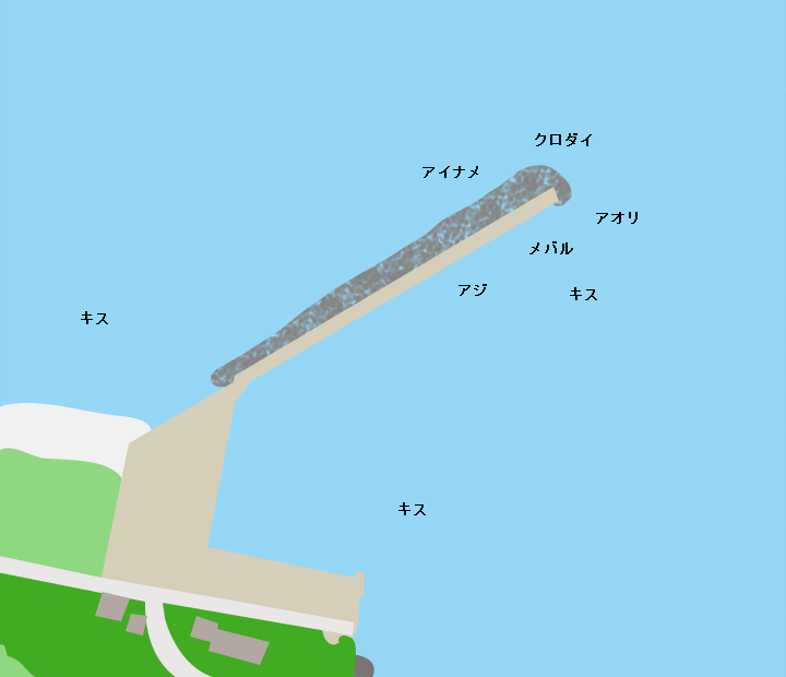 野村漁港ポイント図