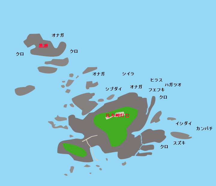 大輪島ポイント図
