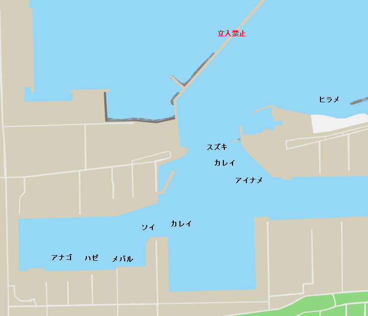 石巻工業港の釣り情報 魚速報