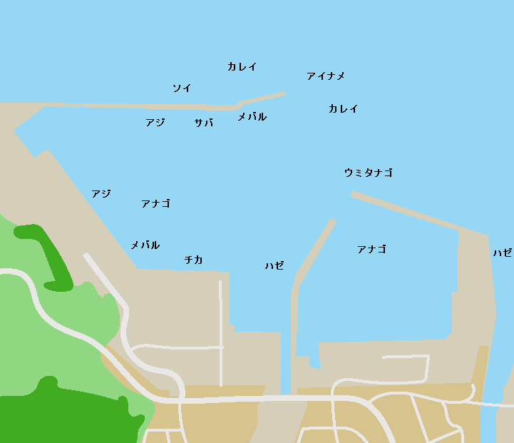 志津川漁港ポイント図