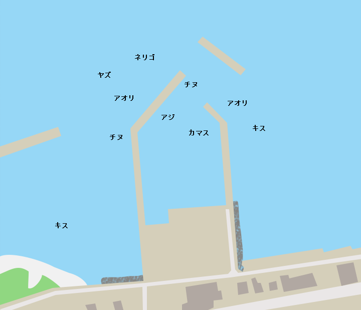 新城港ポイント図