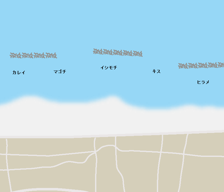 高萩海岸ポイント図