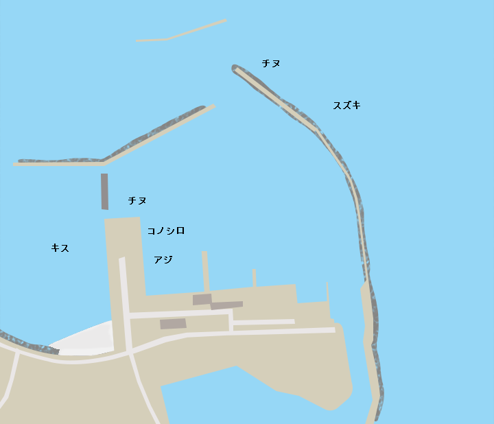 名護港ポイント図