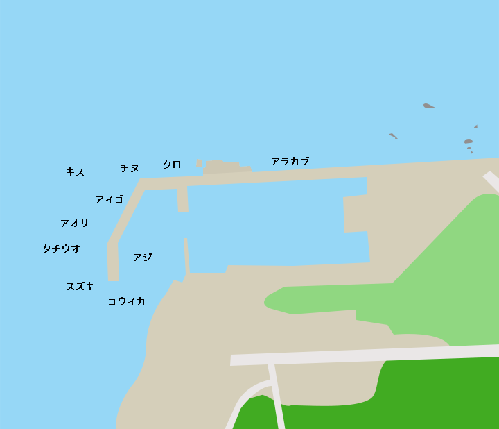 明神港ポイント図