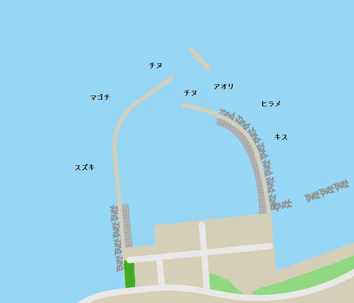 志岐漁港ポイント図