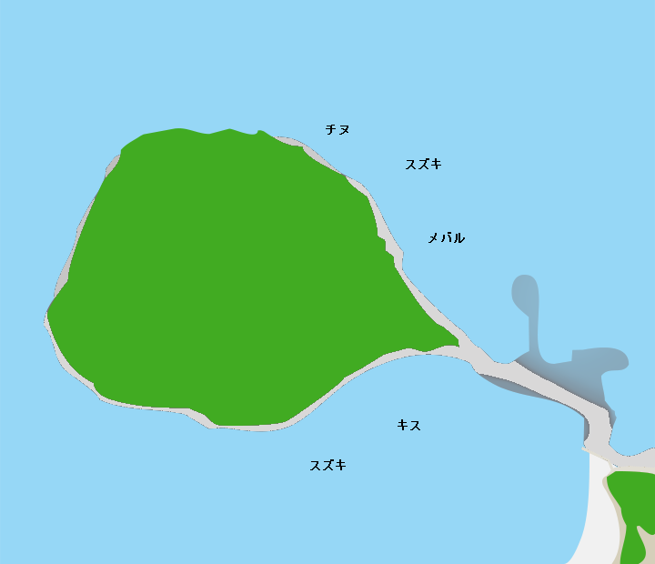 高杢島ポイント図