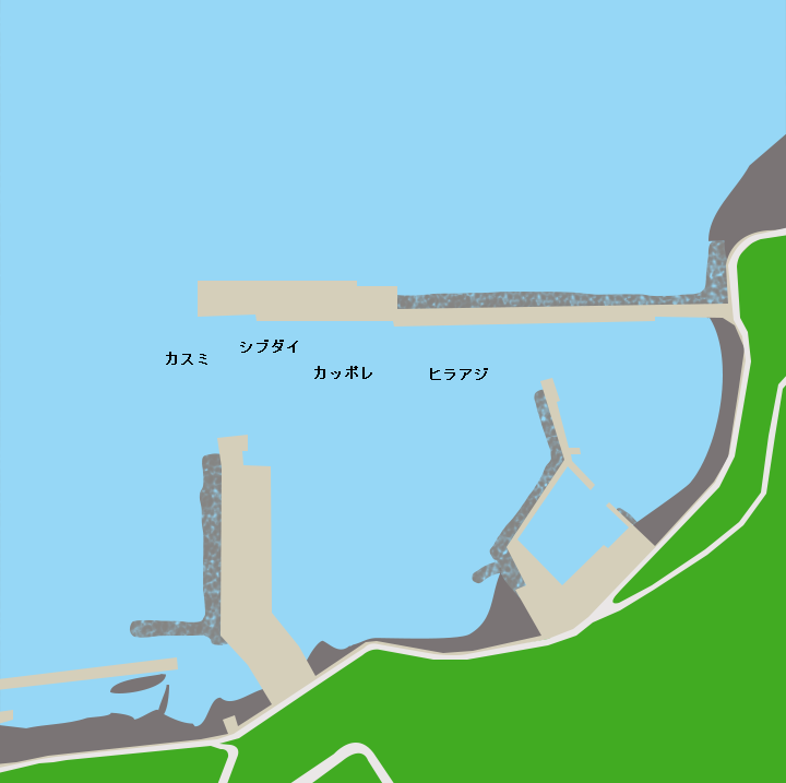 中之島港ポイント図