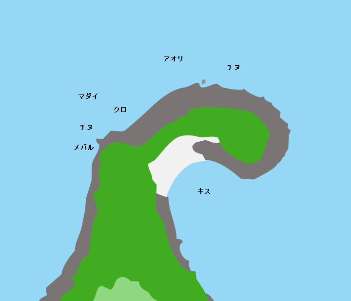 国崎半島ポイント図