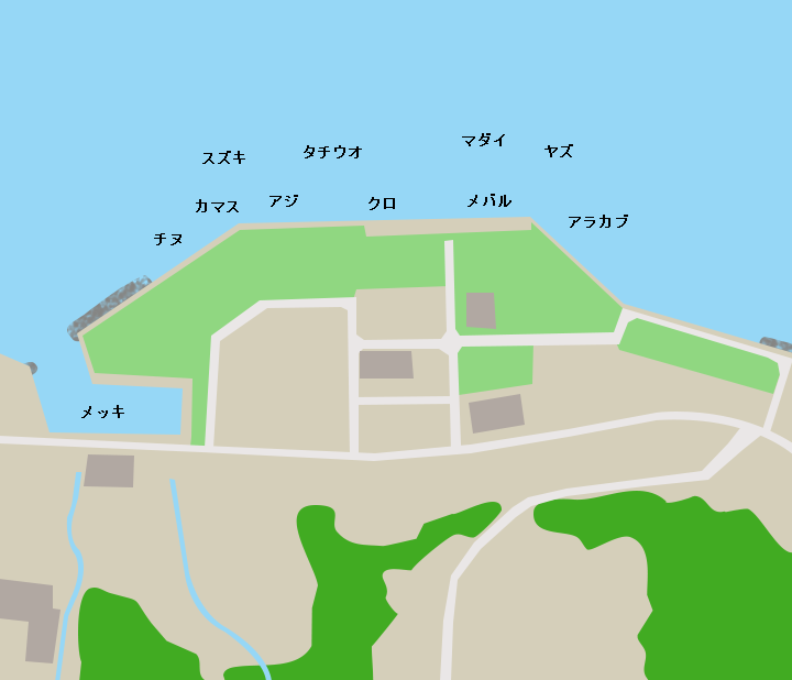 小浜マリーナポイント図