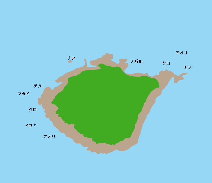 立場島ポイント図