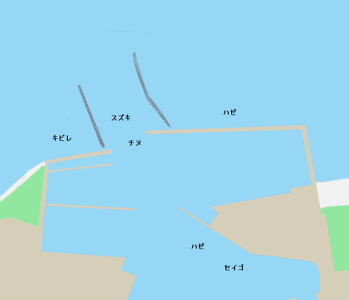四番漁港ポイント図