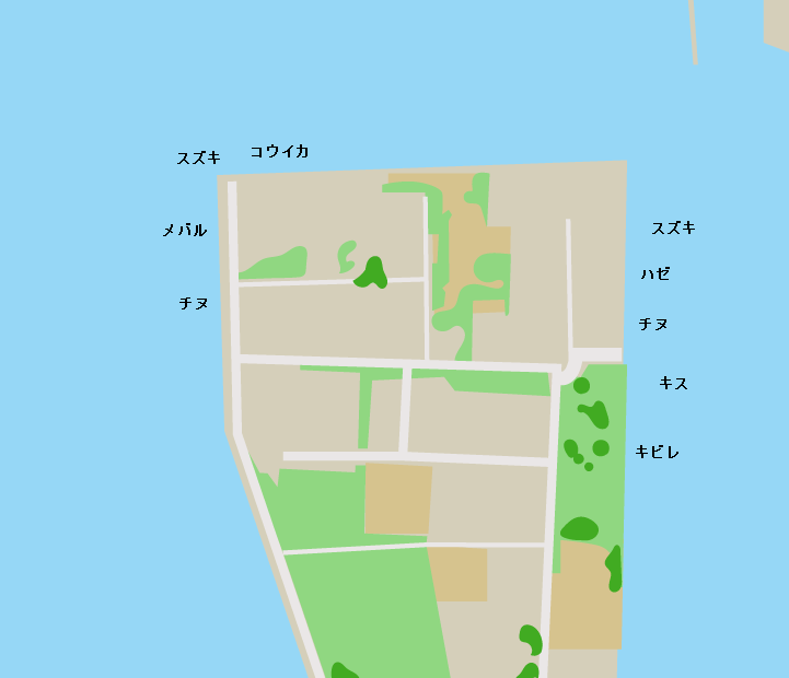 能徳工業団地ポイント図