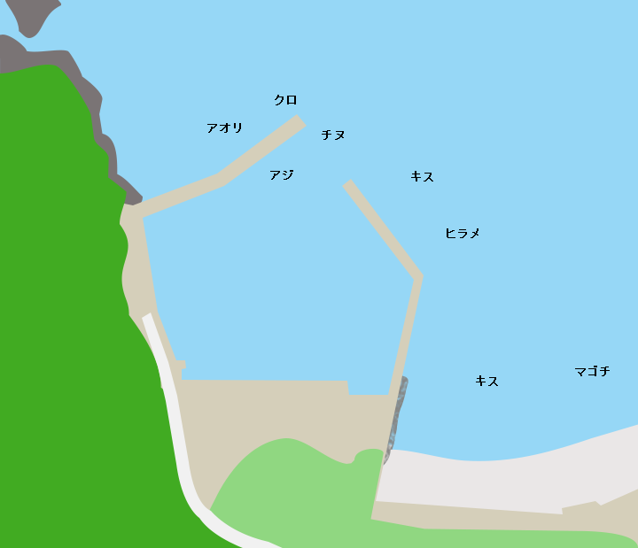 須美江港ポイント図