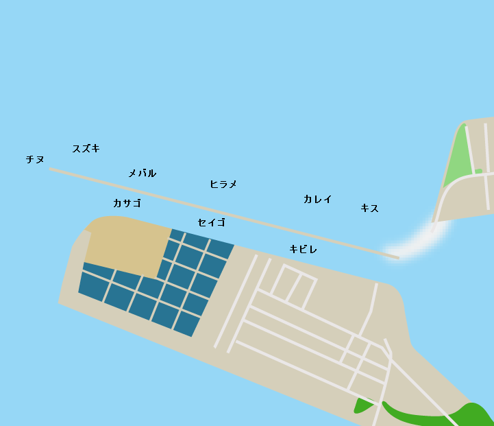 三池港ポイント図