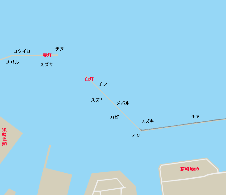 博多沖防ポイント図