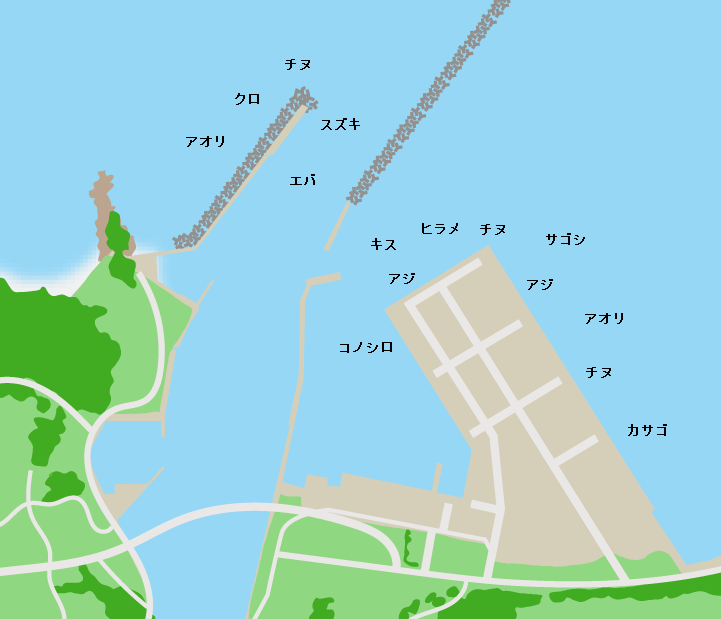 福島港ポイント図