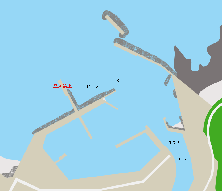青島港ポイント図