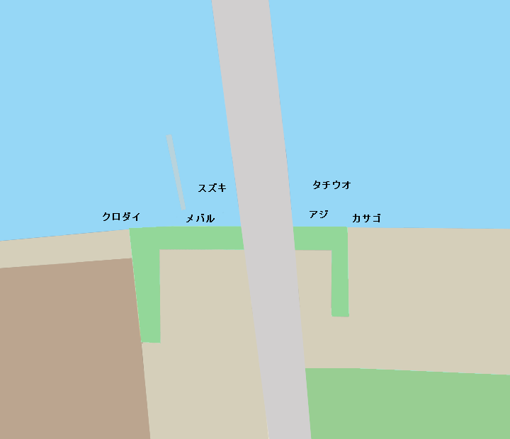 大黒埠頭西緑地スカイウォークポイント図