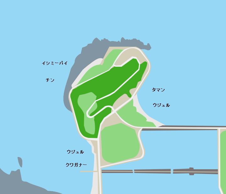 瀬長島ポイント図