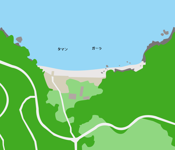 トンナハビーチポイント図