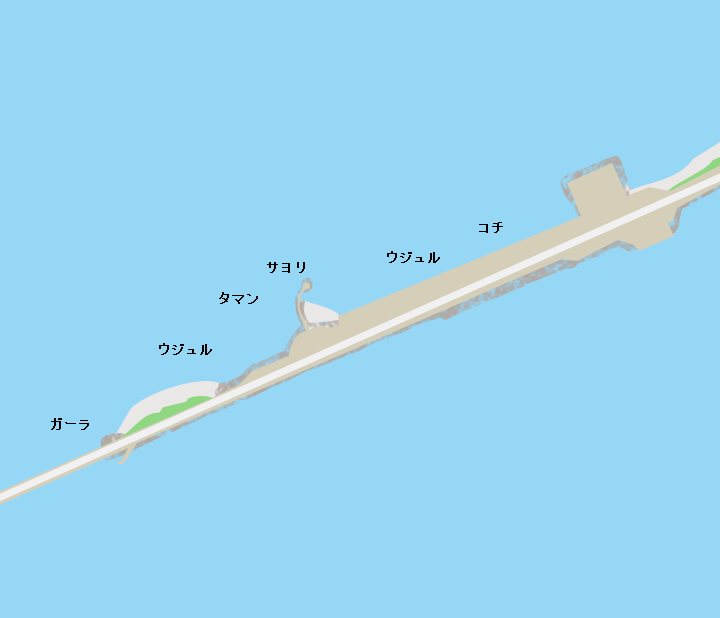 海中道路ポイント図