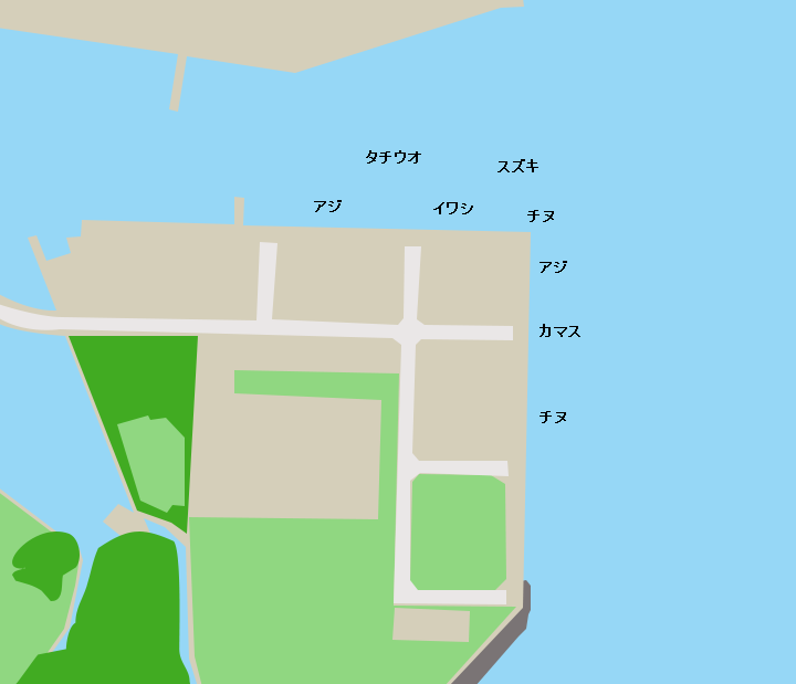 中浦緑地公園ポイント図
