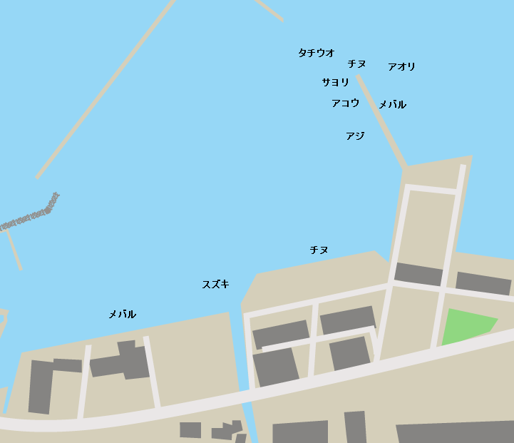 三島港ポイント図