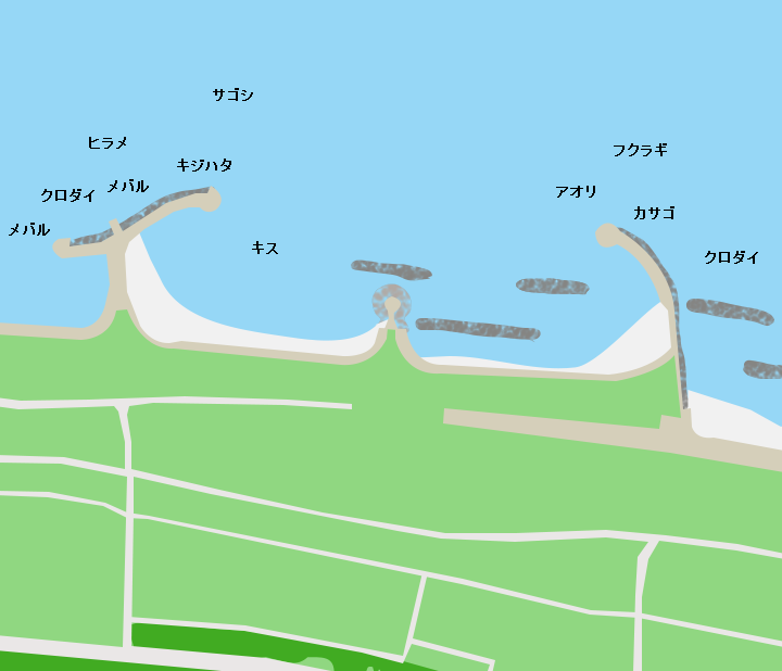 海老江海浜公園ポイント図