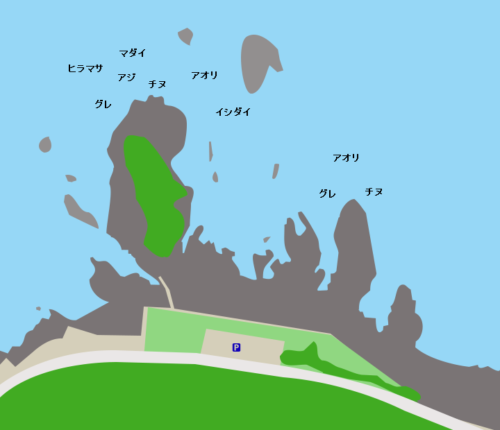鉾島ポイント図