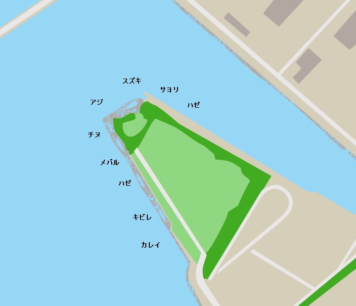 矢倉緑地公園ポイント図