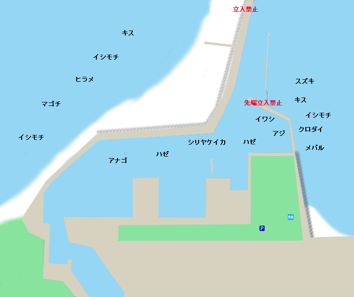 飯岡漁港・いいおかみなと公園のポイント、トイレ、駐車場