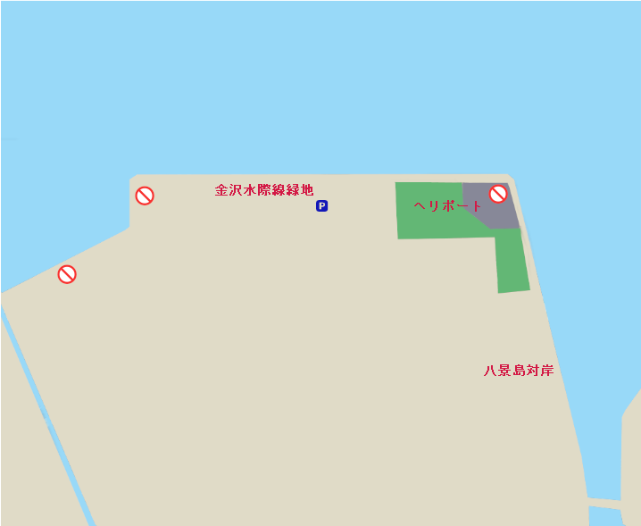 工事後の福浦岸壁全体図(釣りが可能な場所)