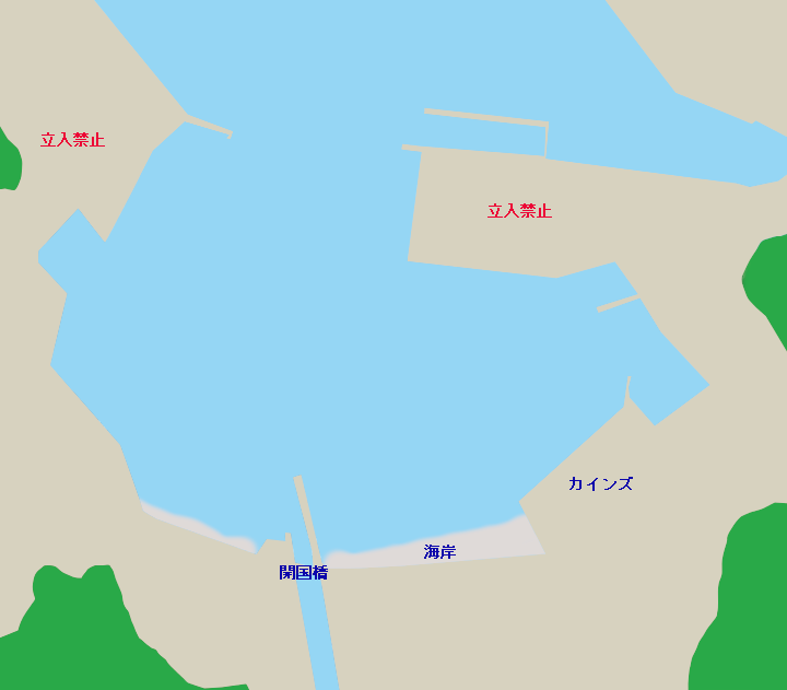 久里浜港ポイント図