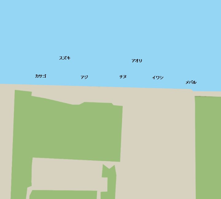 六甲アイランドマリンパークポイント図