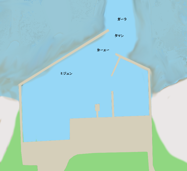 中城浜漁港ポイント図